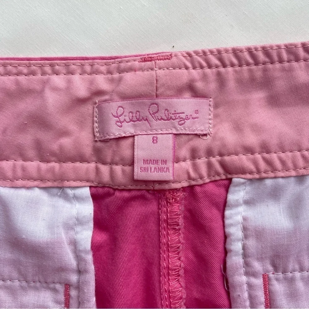 Lilly Pulitzer Women’s The Callahan Shorts Bright Barbie Pink Summer Size 8 5”